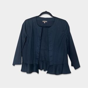 LILLA P Open Jacket/Cover Size XS Black Color GUC